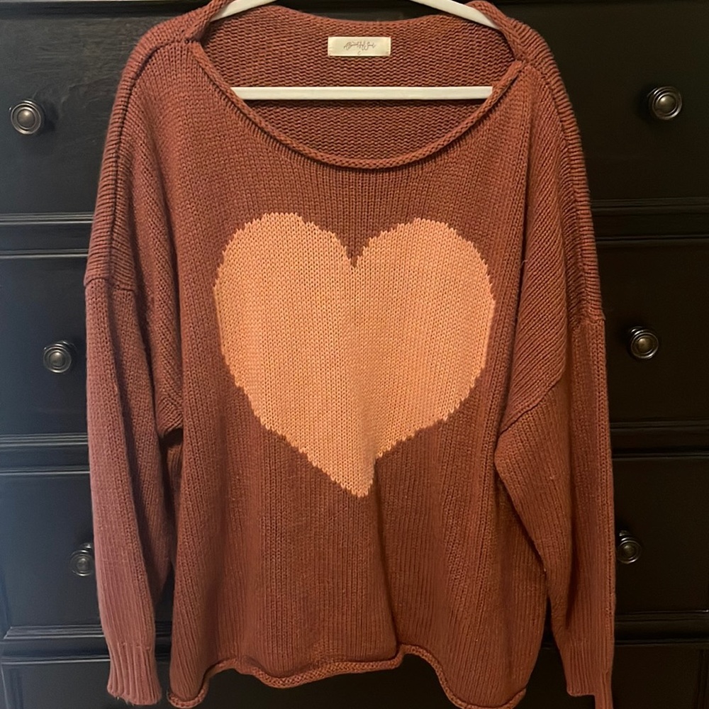 A Beautiful Soul/Arula heart sweater